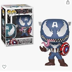 CAPTAIN AMERICA VENOM FUNKO POP